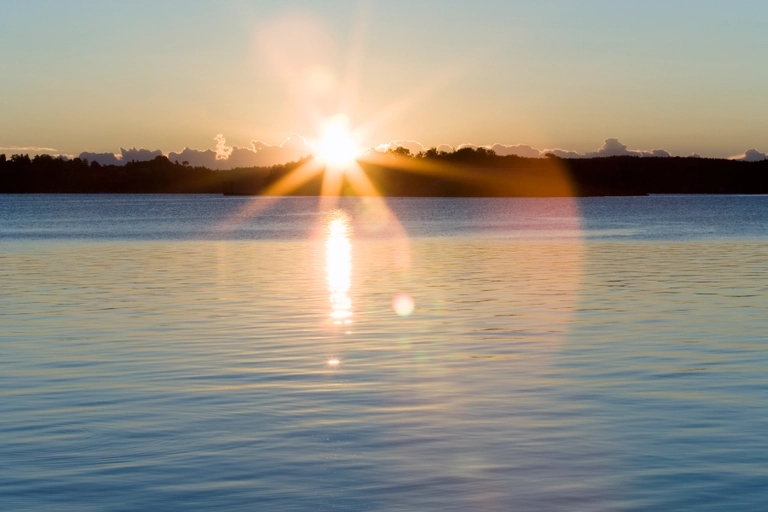 Solnedgång över Lidingö